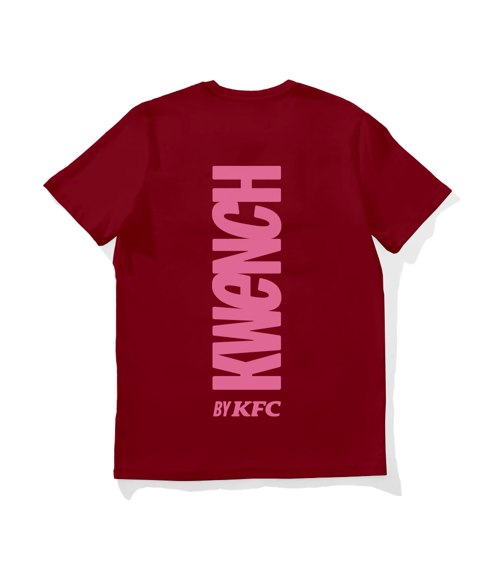 Save Water Drink Kwench Burgundy T-shirt