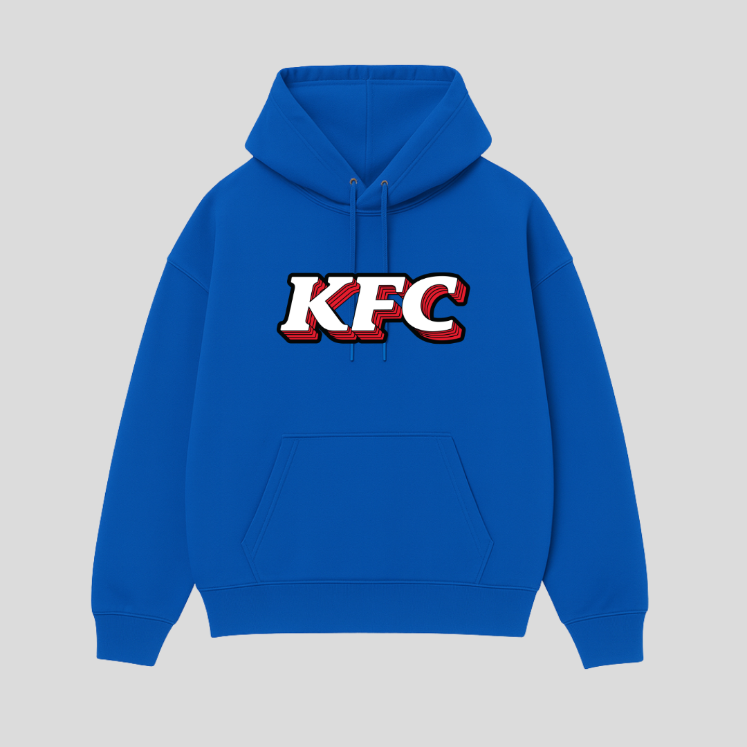 3D KFC logo hoodie - Blue