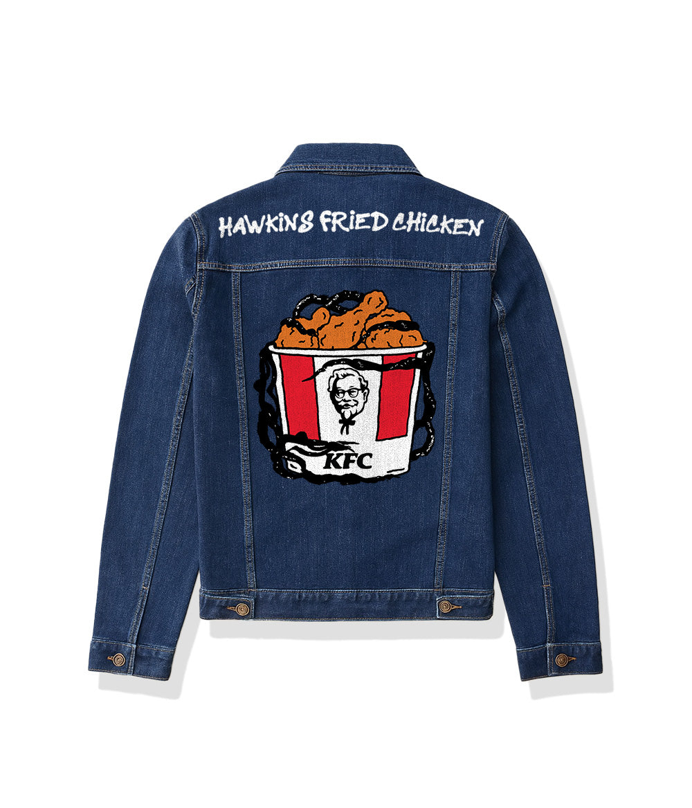HAWKINS FRIED CHICKEN DENIM JACKET